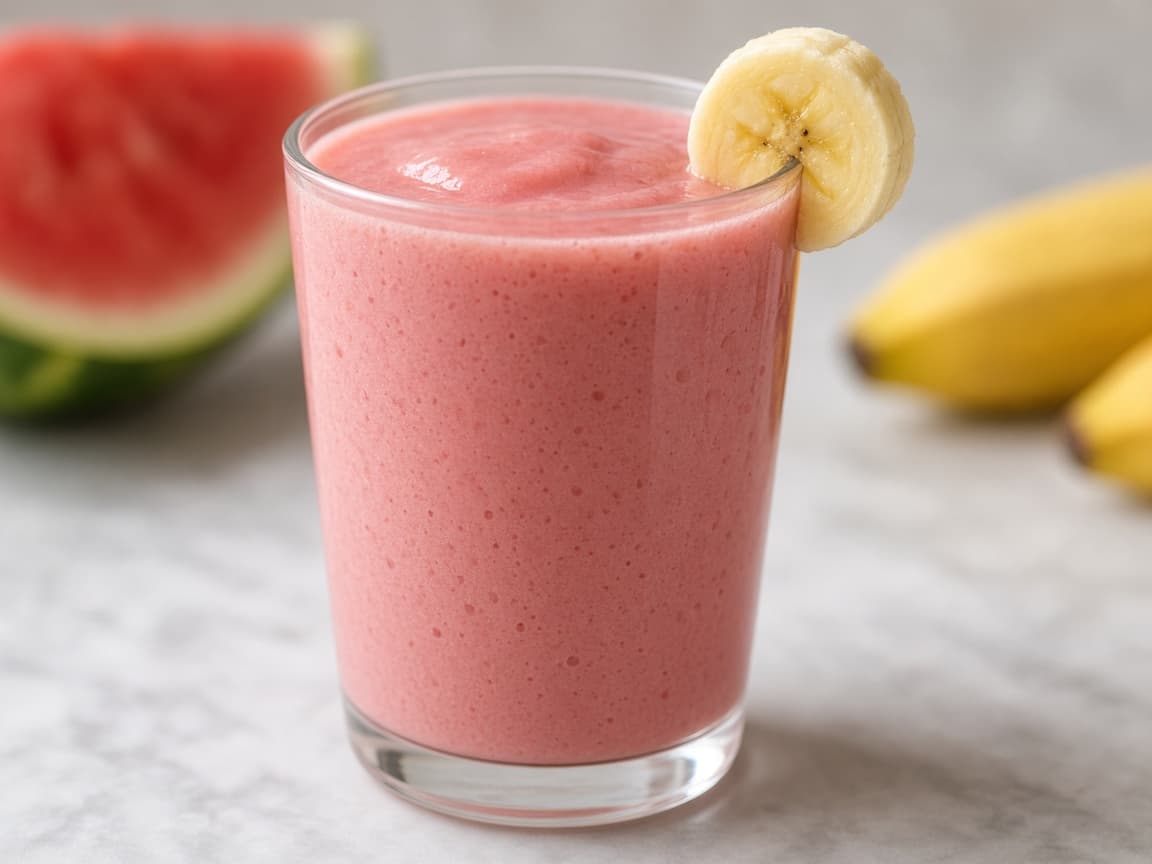 Watermelon Banana Smoothie