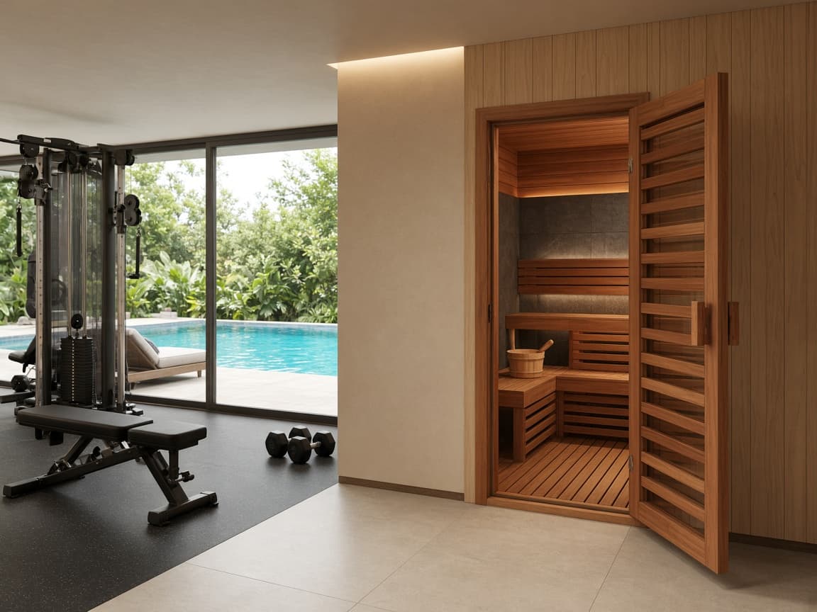 Gym, pool, and thermal combination